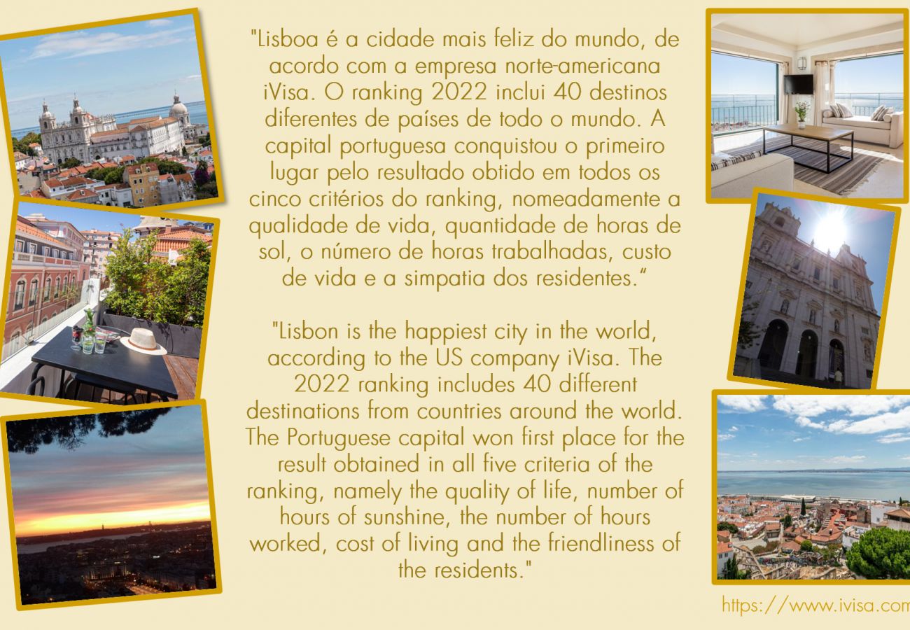 Appartement à Lisbonne - Azulejos' Charming Apartment with Terrace 2 by Lisbonne Collection